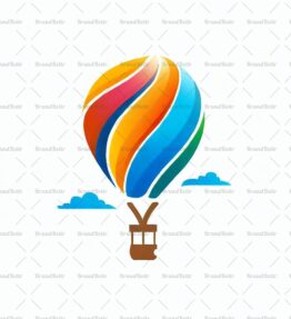 Reisender Heißluftballon